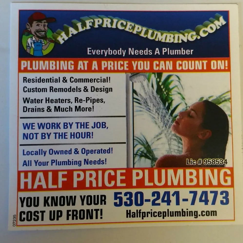 Slide of Half Price Plumbing