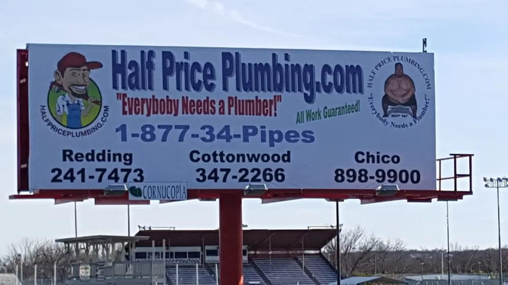 Slide of Half Price Plumbing