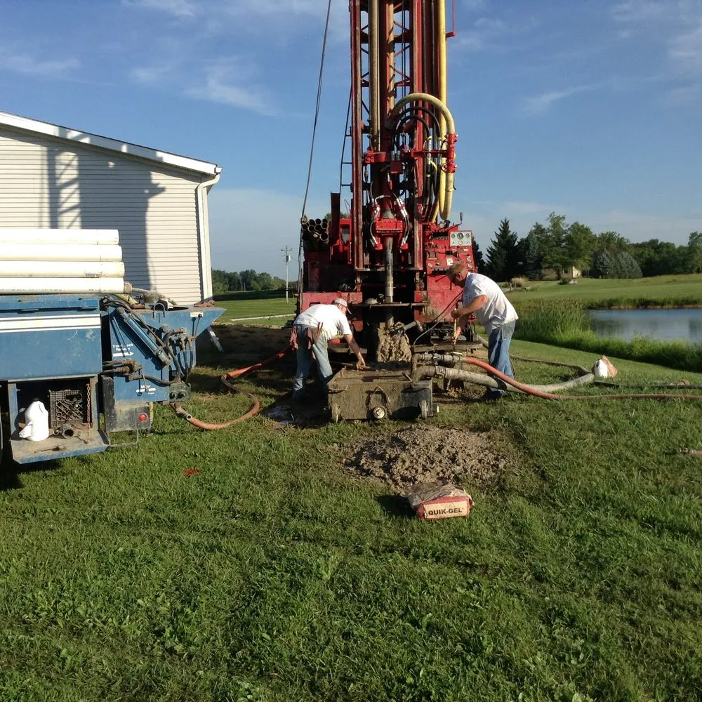 Slide of Hall & Sons Well Drilling