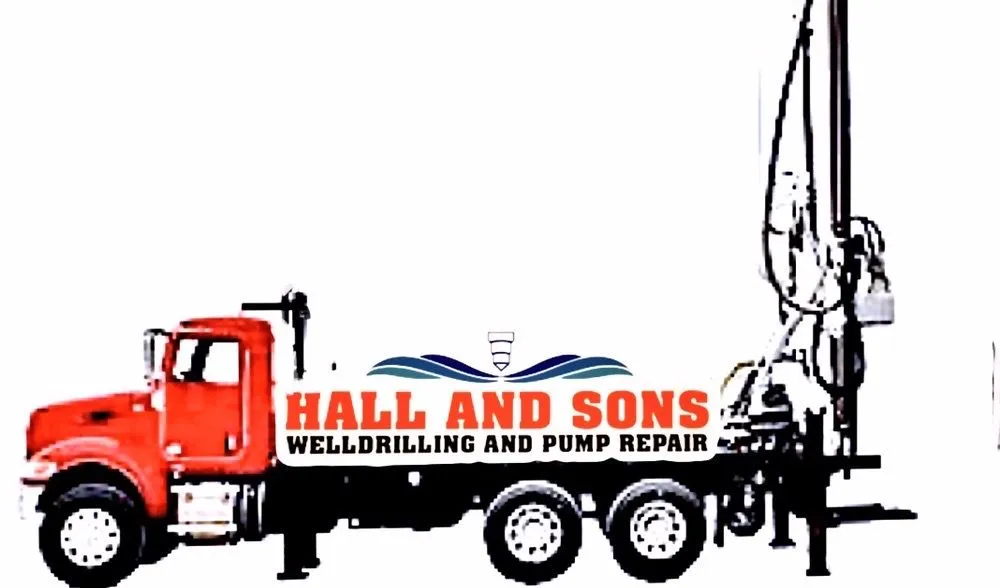 Slide of Hall & Sons Well Drilling