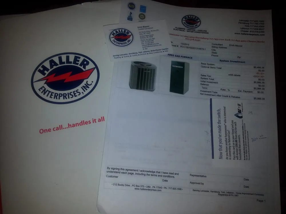 Slide of Haller Enterprises