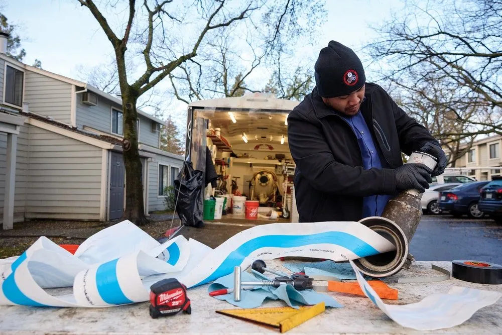 Slide of Hall's Plumbing