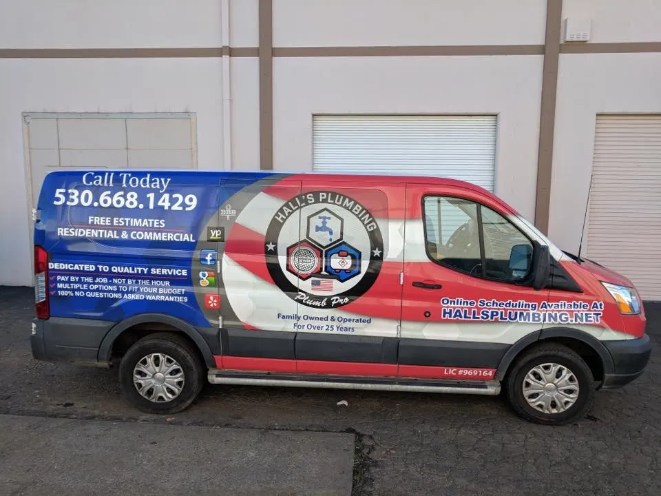 Slide of Hall's Plumbing