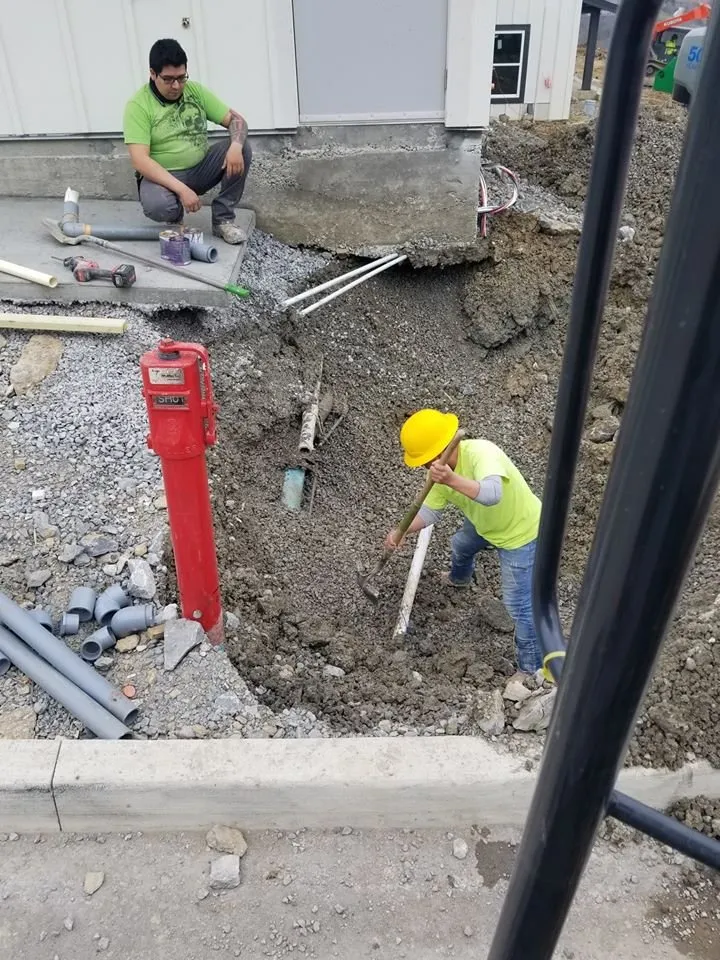 Slide of Hallway Plumbing