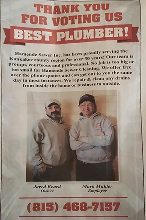 Slide of Hamende Sewer Cleaning & Repair