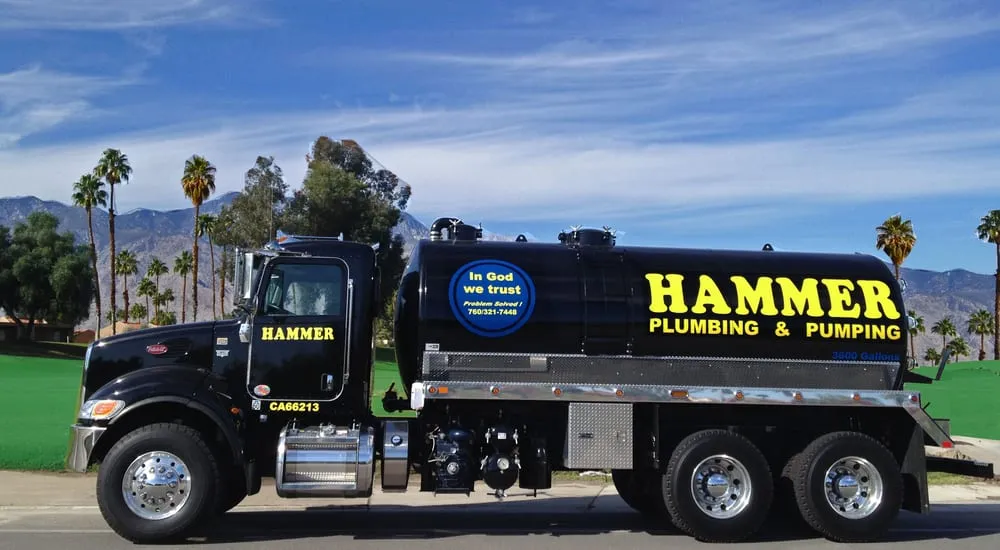 Expert emergency plumbing for homes in Cathedral City, CA by Hammer Plumbing and Pumping