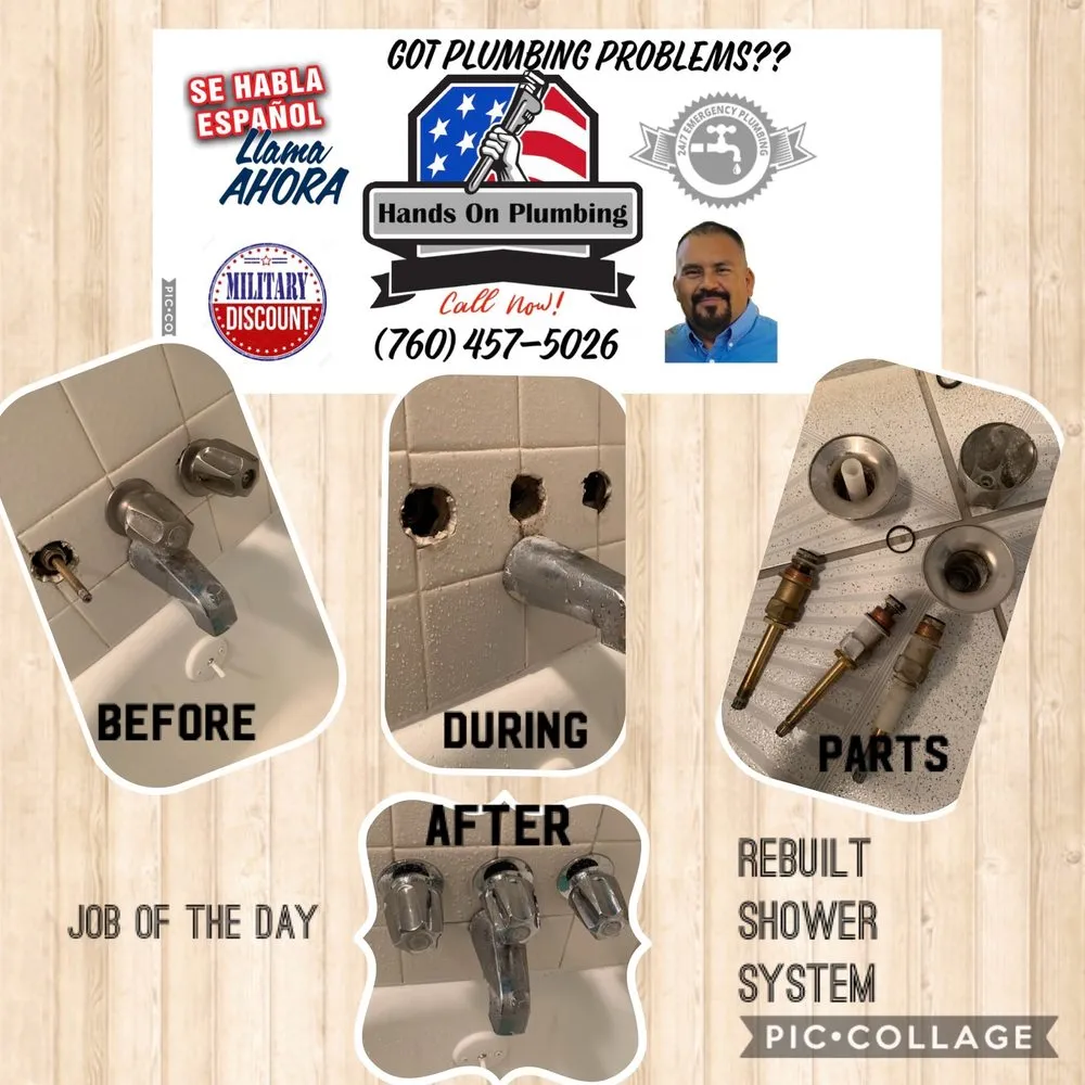 Slide of Hands on Plumbing