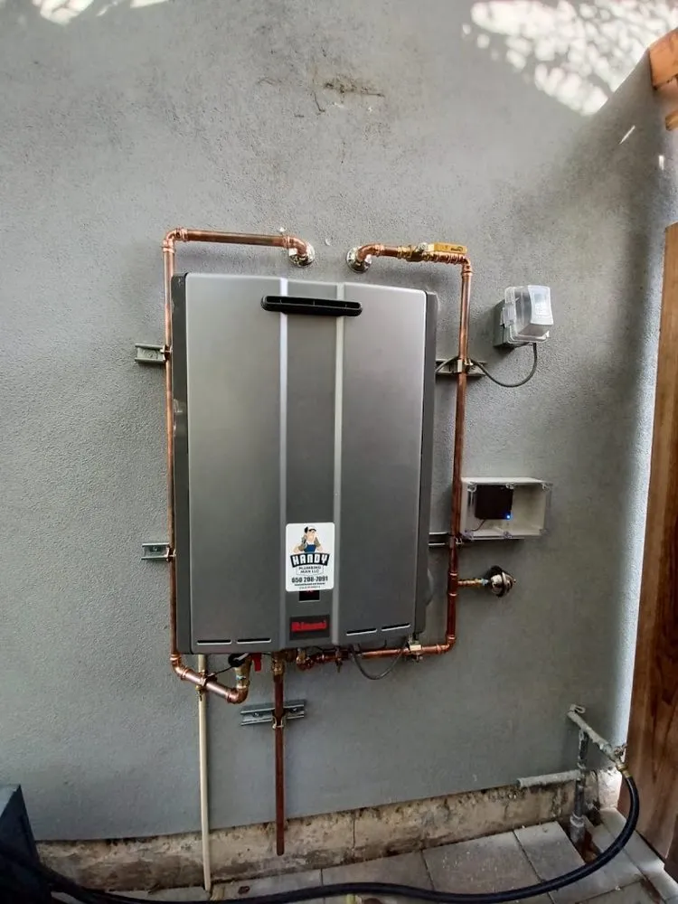 Slide of Handy Plumbing Man