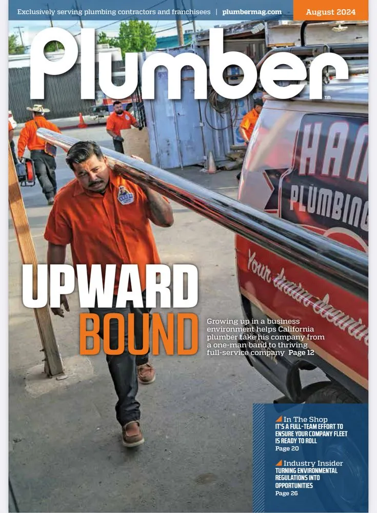 Slide of Handy Plumbing Man