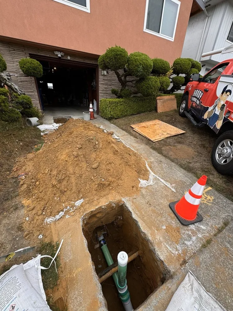 Slide of Handy Plumbing Man