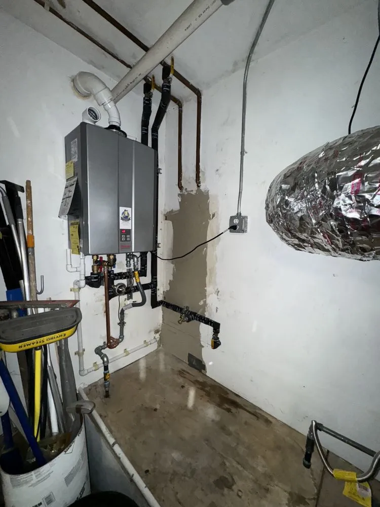 Slide of Handy Plumbing Man