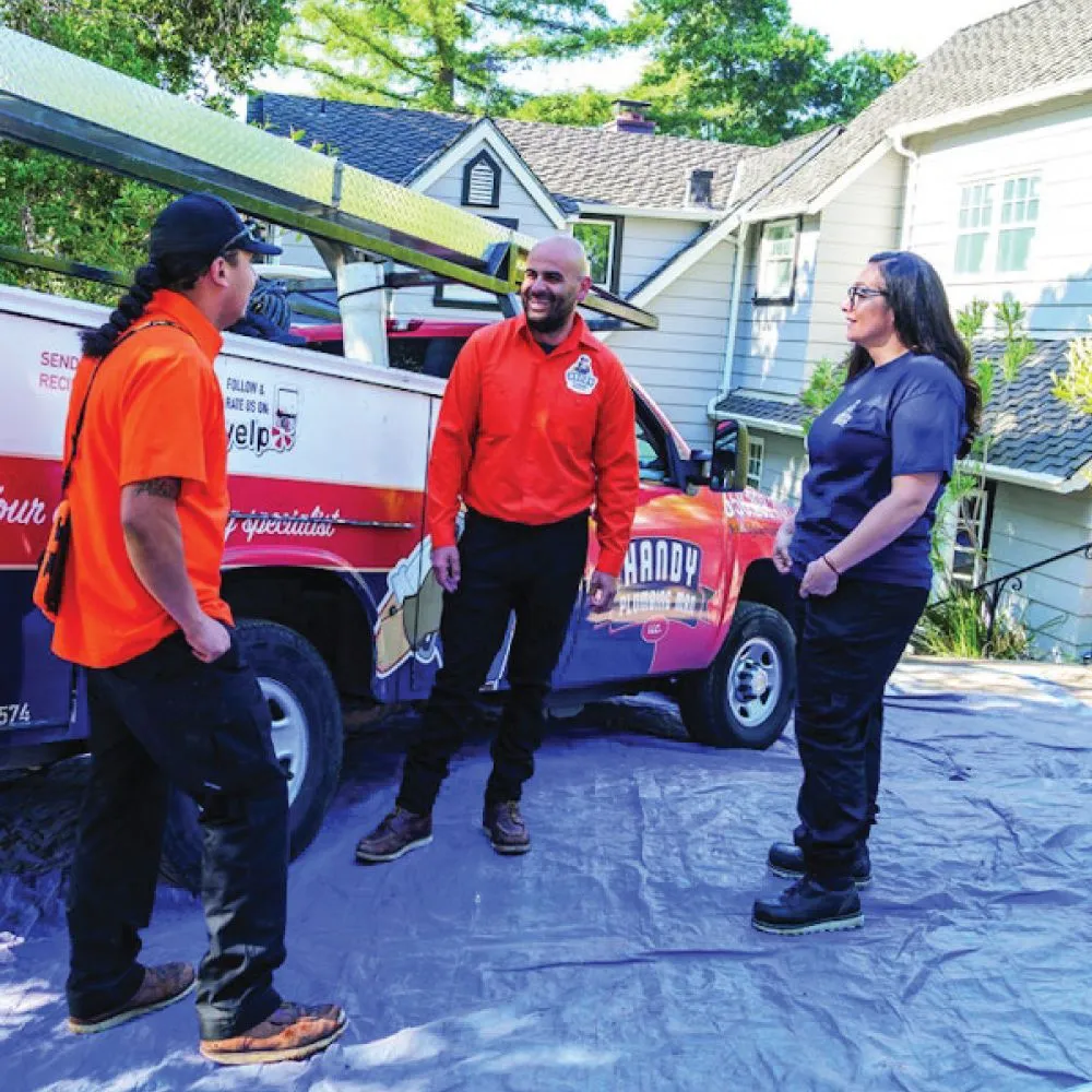 Slide of Handy Plumbing Man