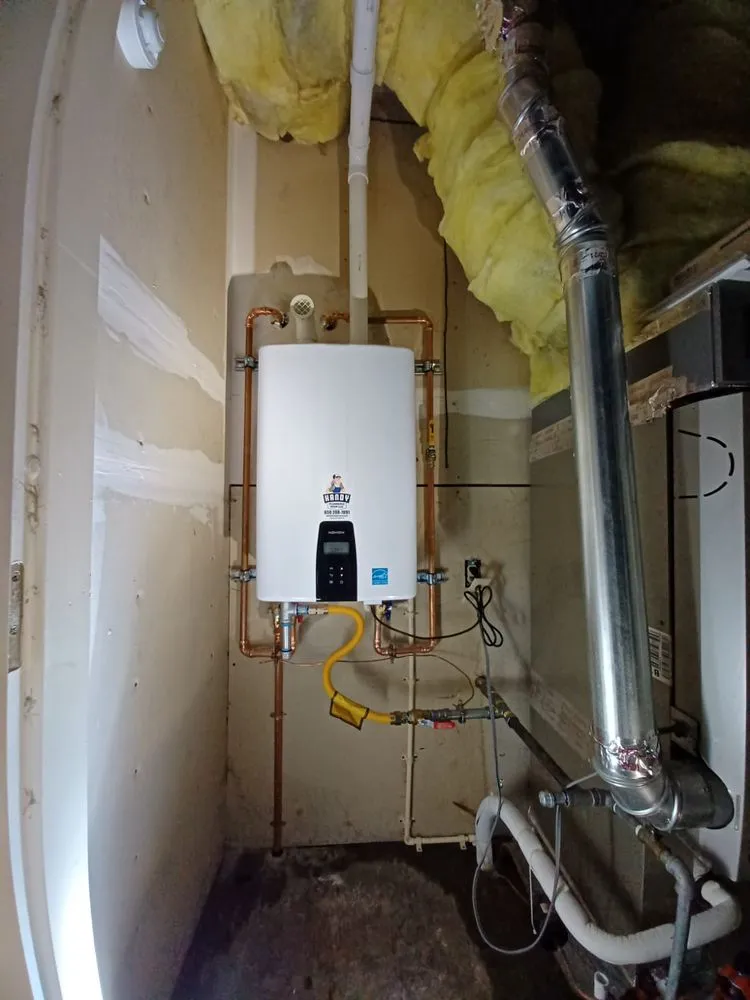 Slide of Handy Plumbing Man