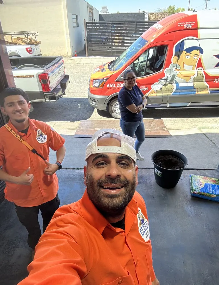 Slide of Handy Plumbing Man