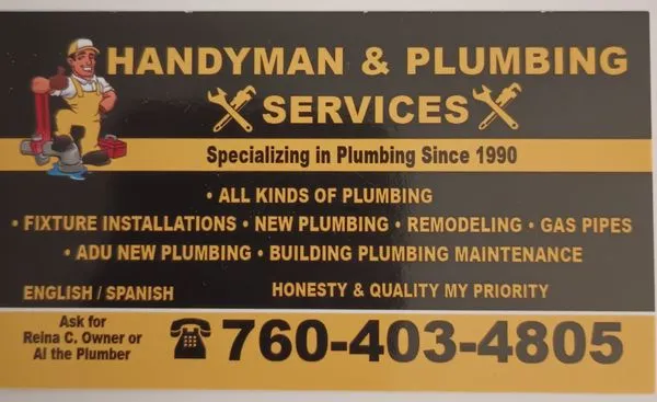 Handyman and Plumbing Services Logo