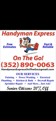 Handyman Express On The Go Logo
