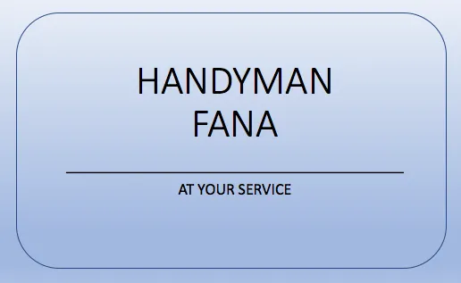 Slide of Handyman Fana