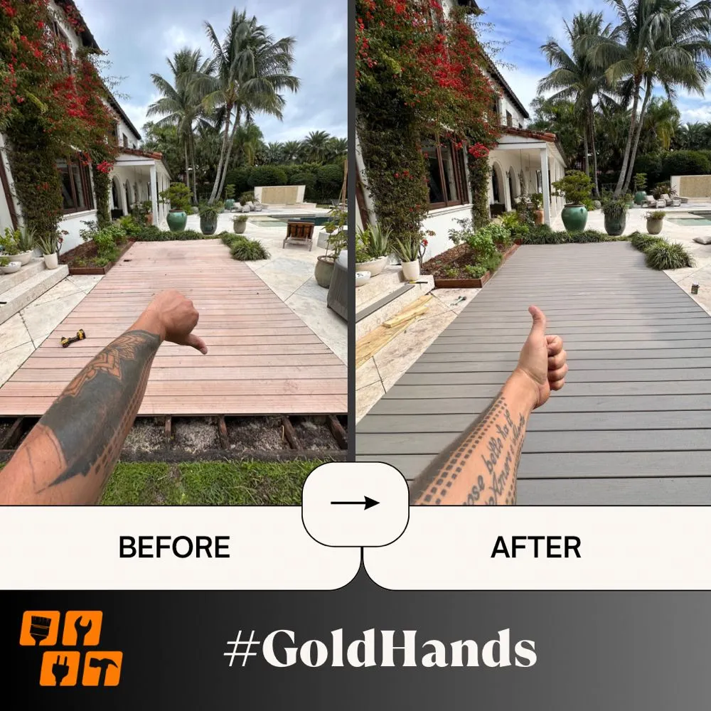 Slide of Handyman Gold Hands