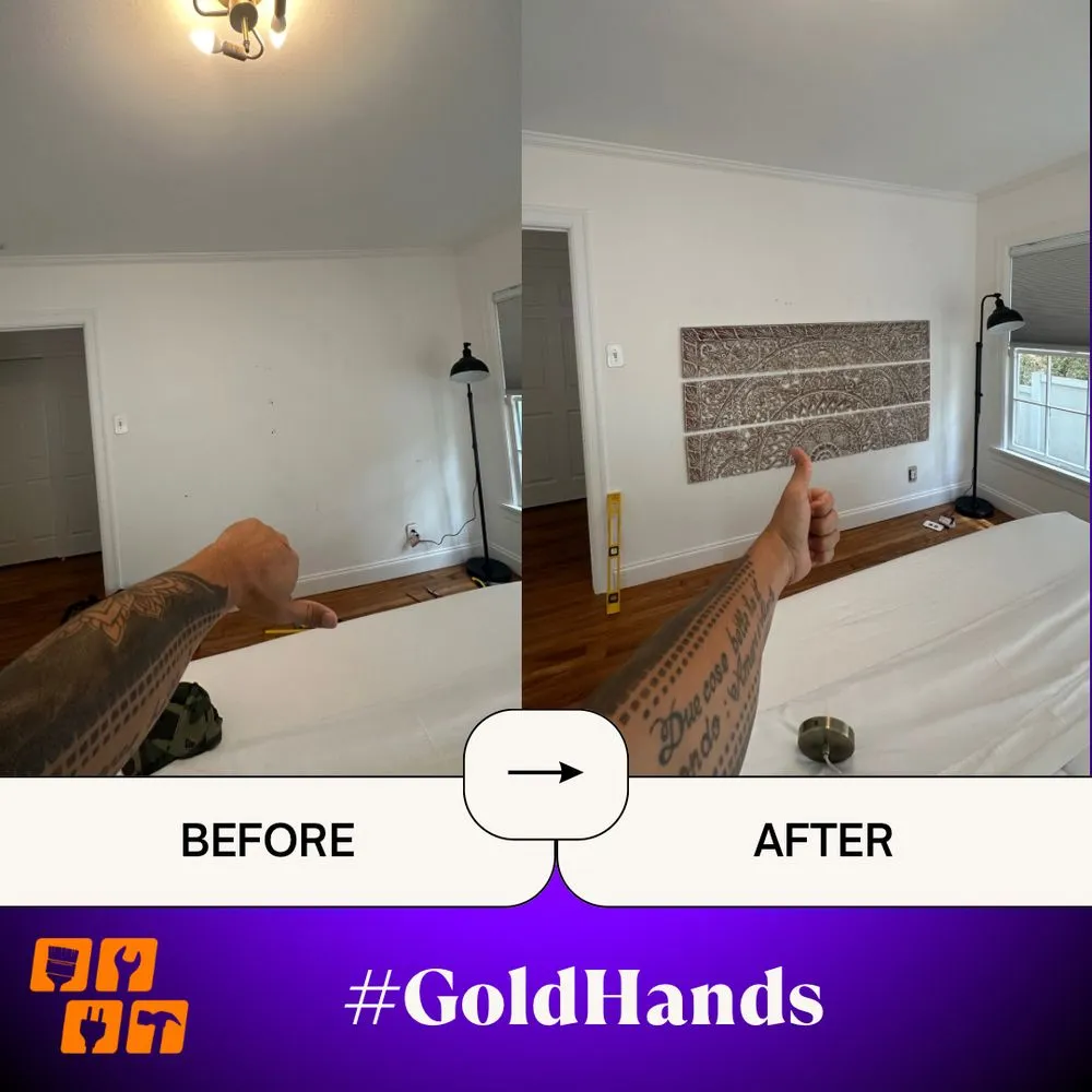 Slide of Handyman Gold Hands