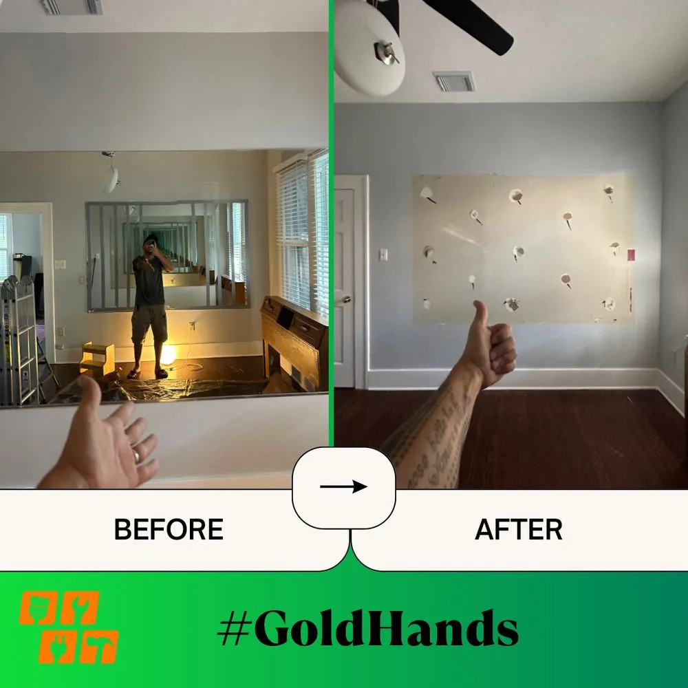 Slide of Handyman Gold Hands