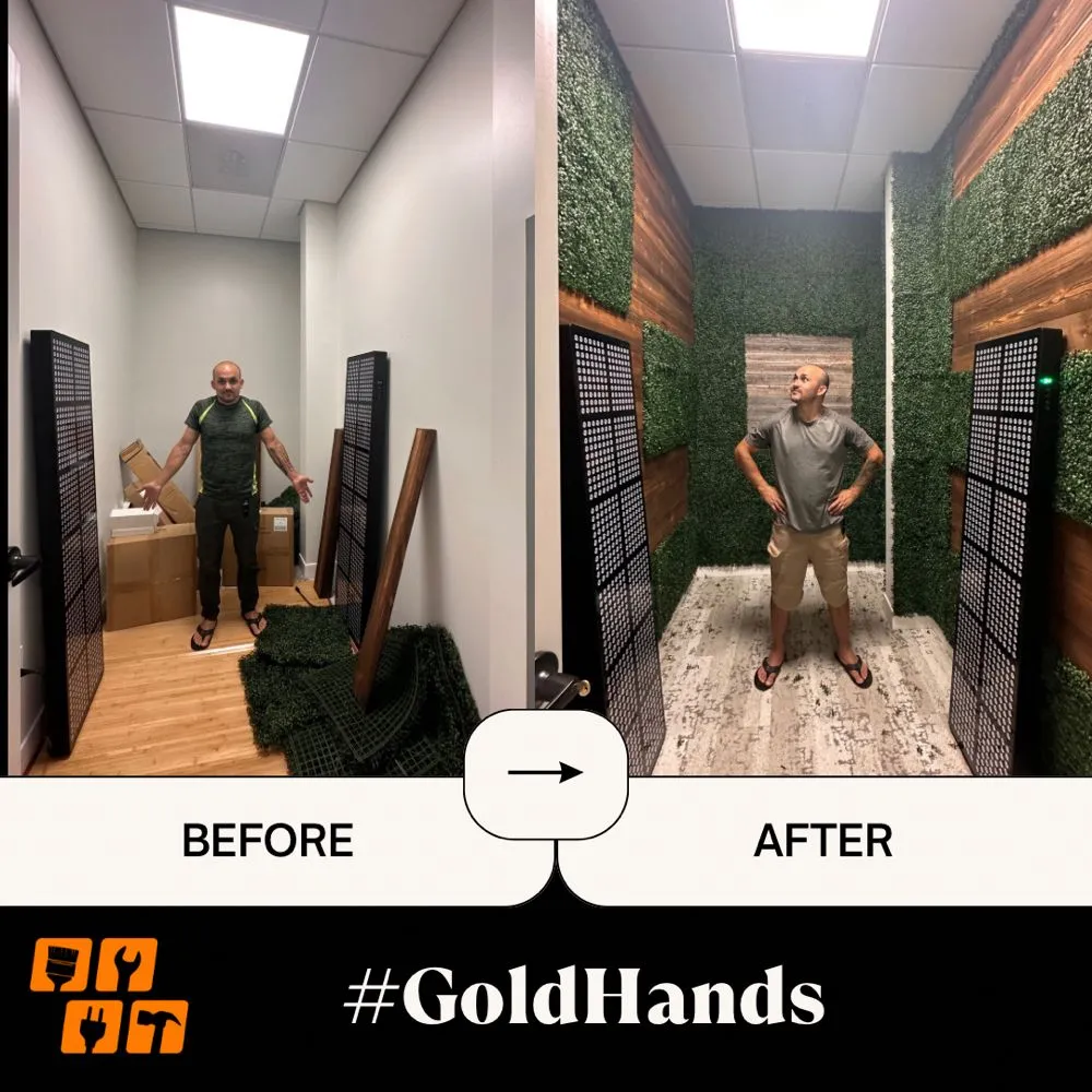 Slide of Handyman Gold Hands