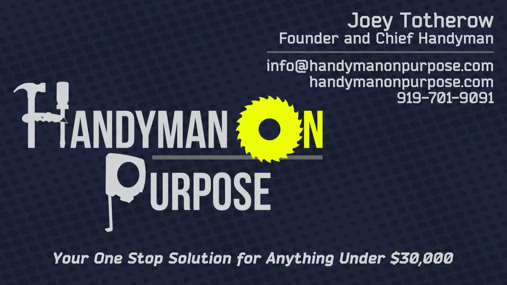 Slide of Handyman on Purpose