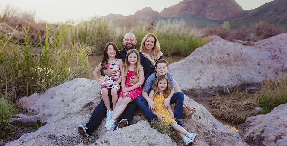 Slide of Hansen Family