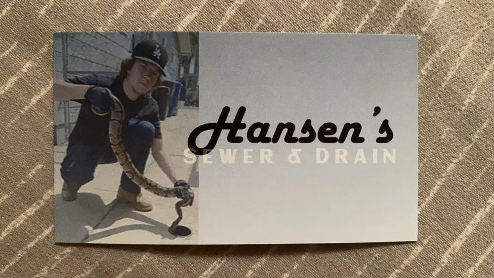 Slide of Hansen’s Sewer And Drain