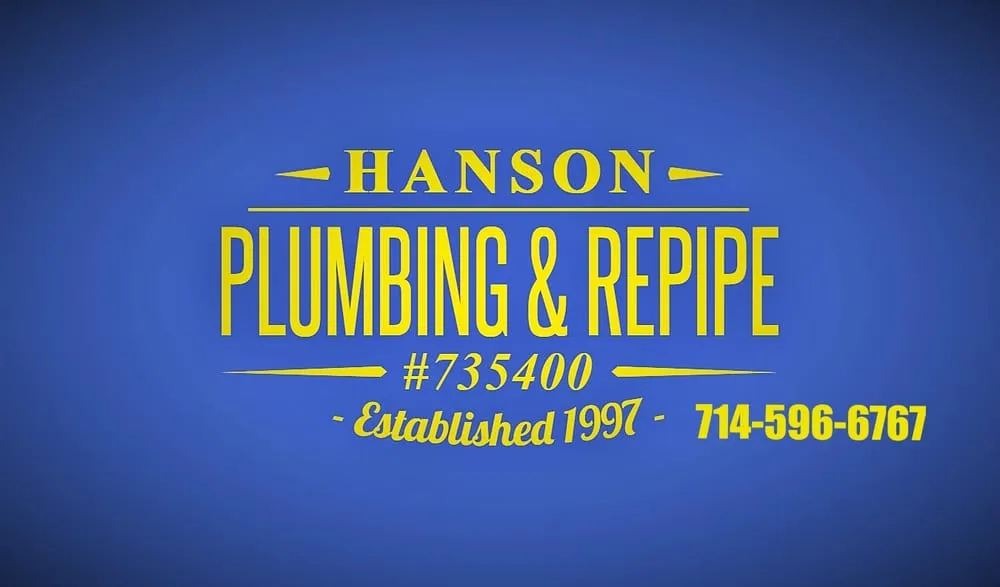Slide of Hanson Plumbing & Repipe