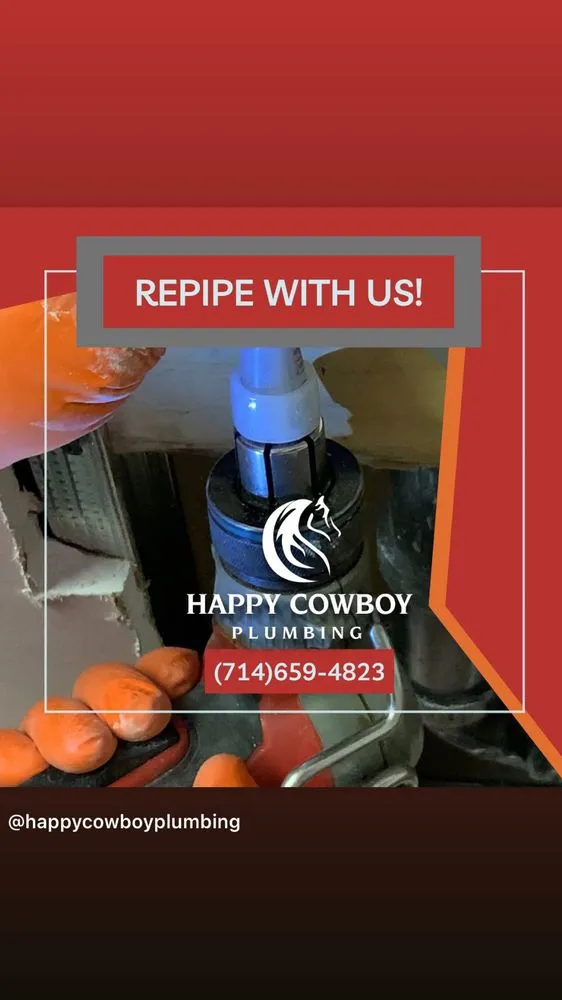 Slide of Happy Cowboy Plumbing