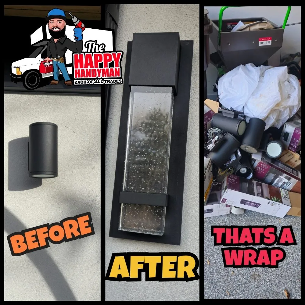 Slide of Happy Handyman Zach of all trades