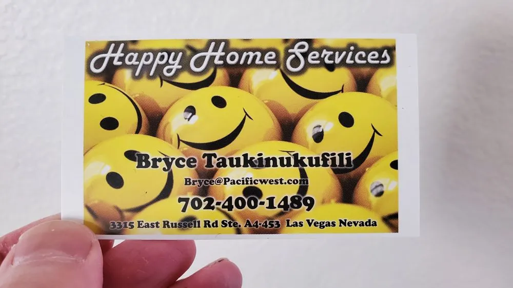 Slide of Happy Home Services