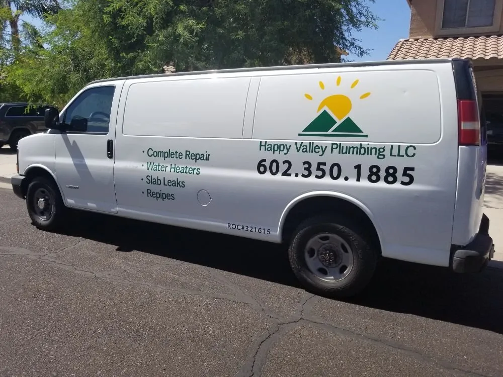 Slide of Happy Valley Plumbing