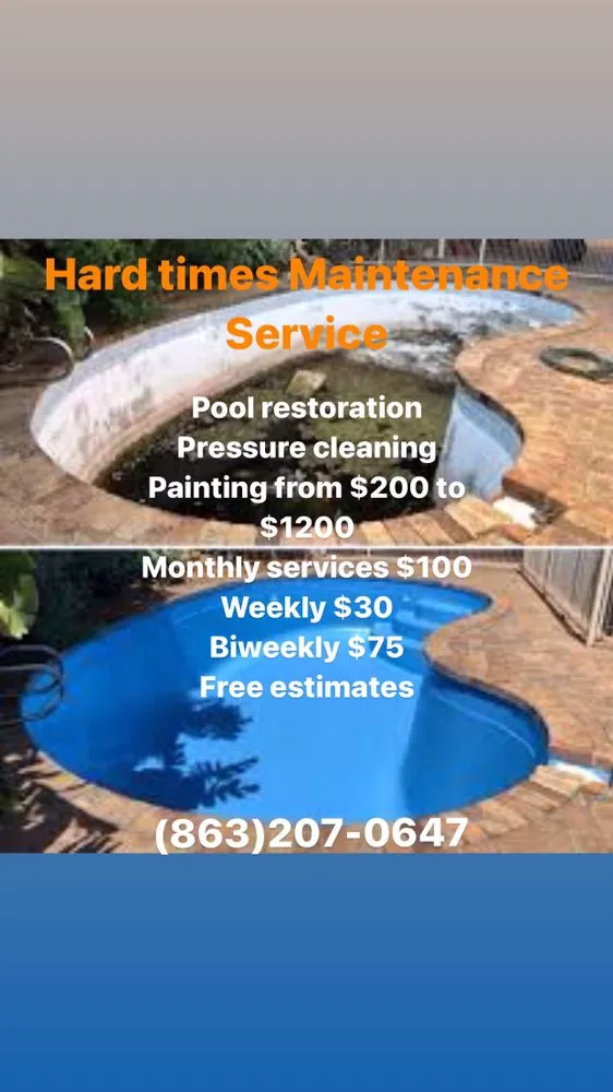 Slide of Hard Times Maintenance Service