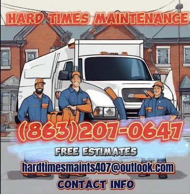 Hard Times Maintenance Service Logo