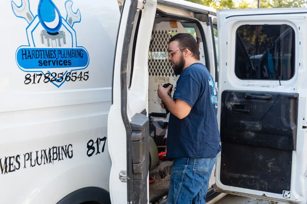 Quality drain cleaning for homes in Haltom City, TX by Hard Times Plumbing