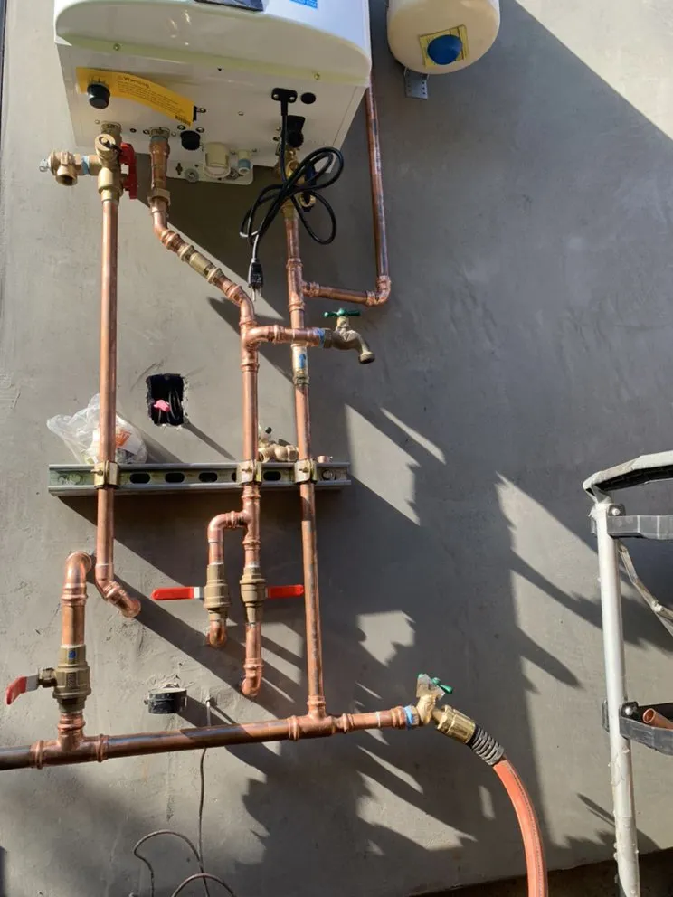 Slide of Hard Working American Plumbing