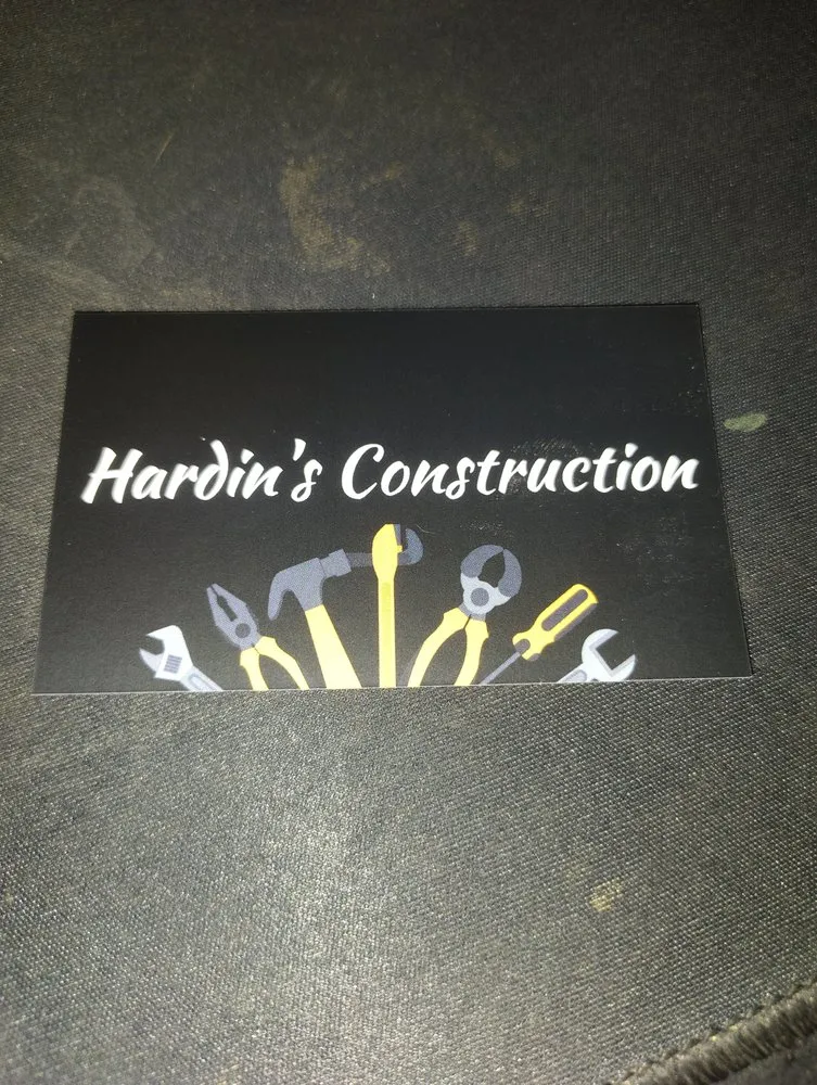Slide of Hardin's Construction
