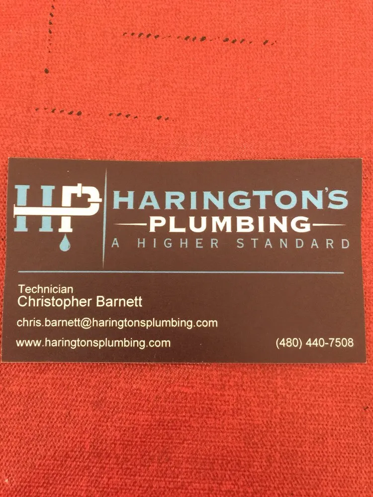 Slide of Harington's Plumbing