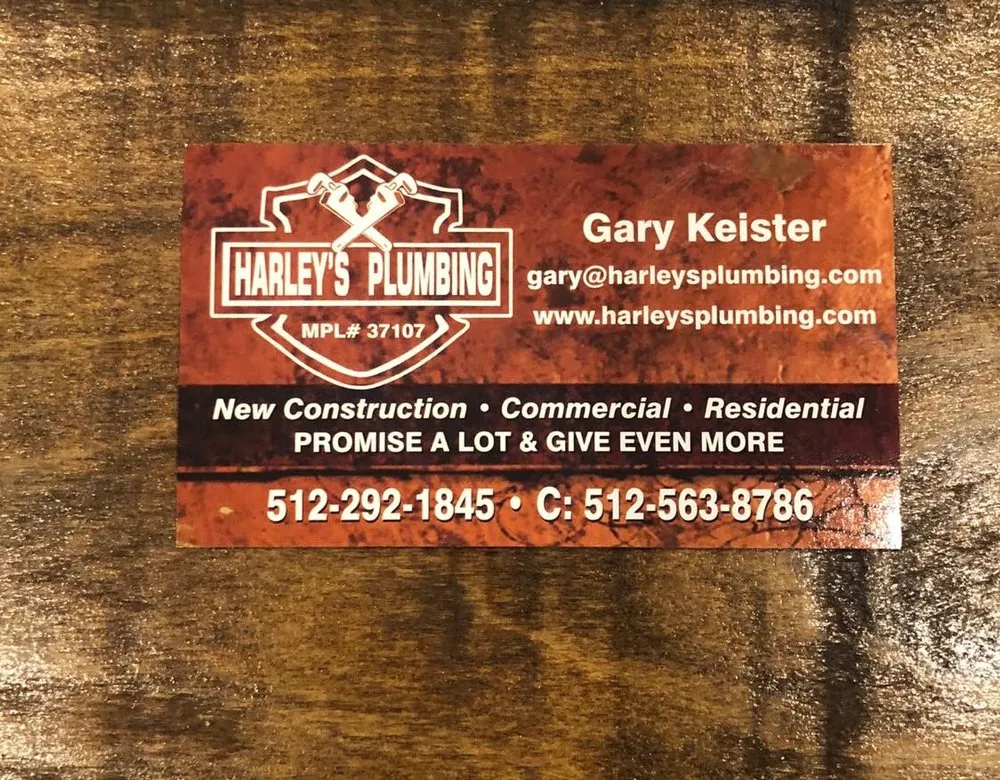 Slide of Harley's Plumbing Company