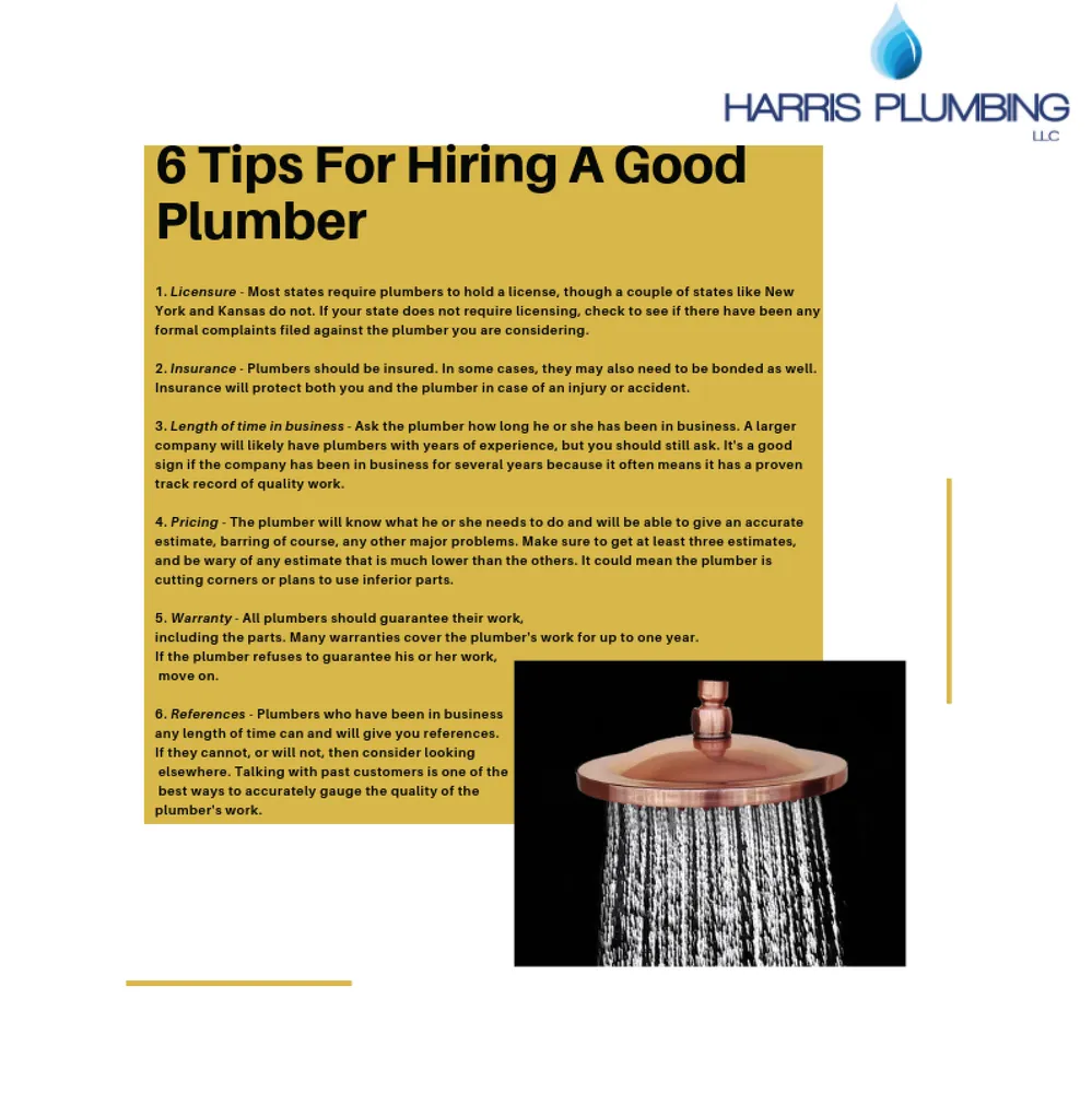 Slide of Harris Plumbing