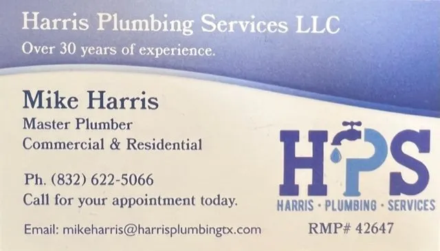 Slide of Harris Plumbing Services
