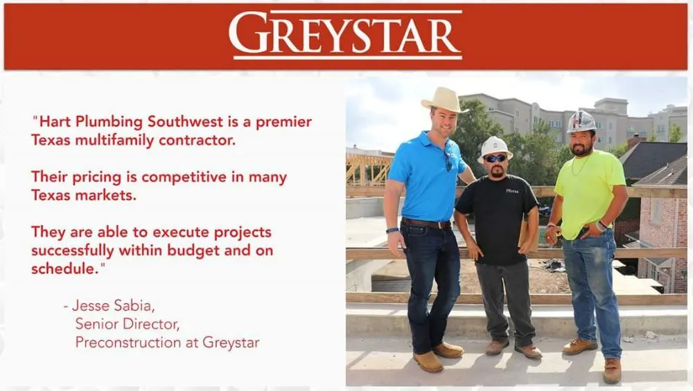 Slide of Hart Plumbing Southwest