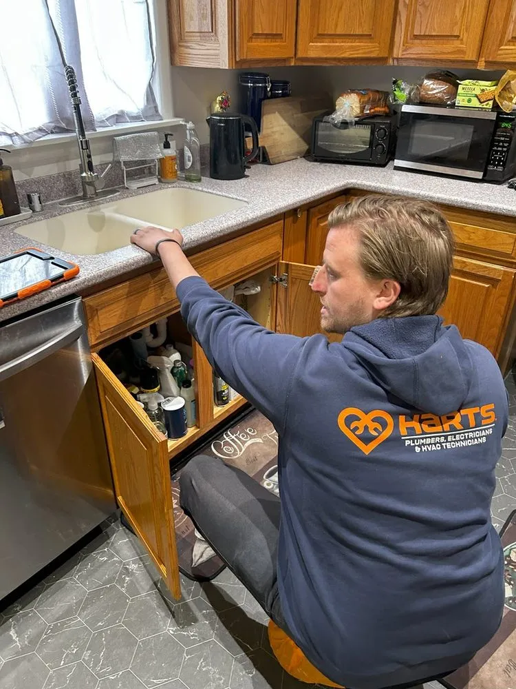 Slide of Harts Plumbers, Electricians, & HVAC Technicians