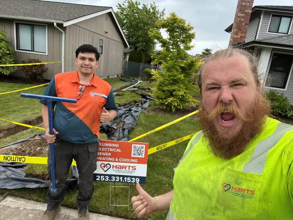 Quality plumbing repair service in Silverdale, WA - Harts Plumbers, Electricians, & HVAC Technicians