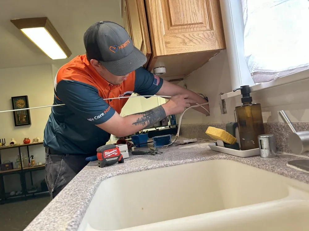 Professional drain cleaning for homes in Silverdale, WA by Harts Plumbers, Electricians, & HVAC Technicians