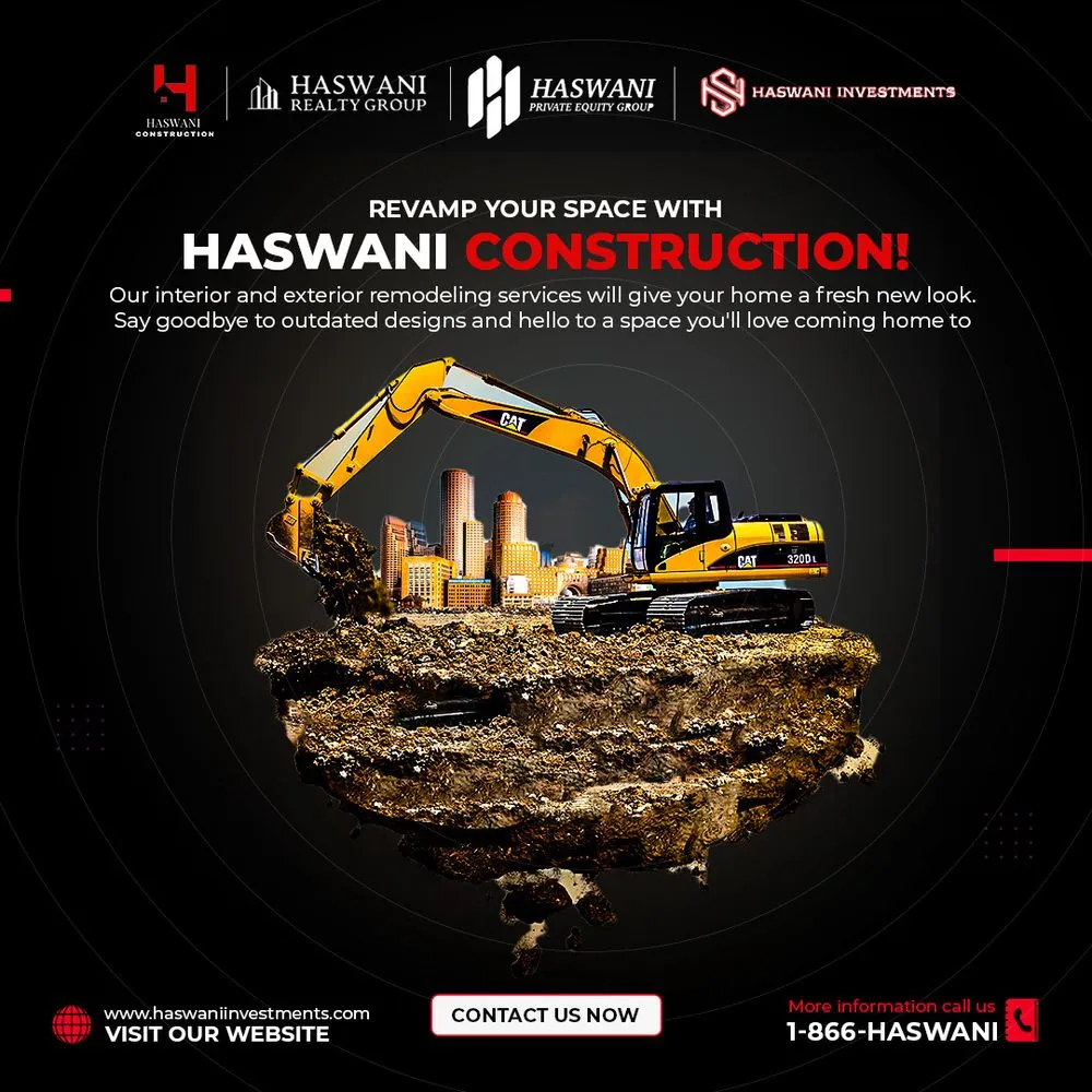 Slide of Haswani Construction