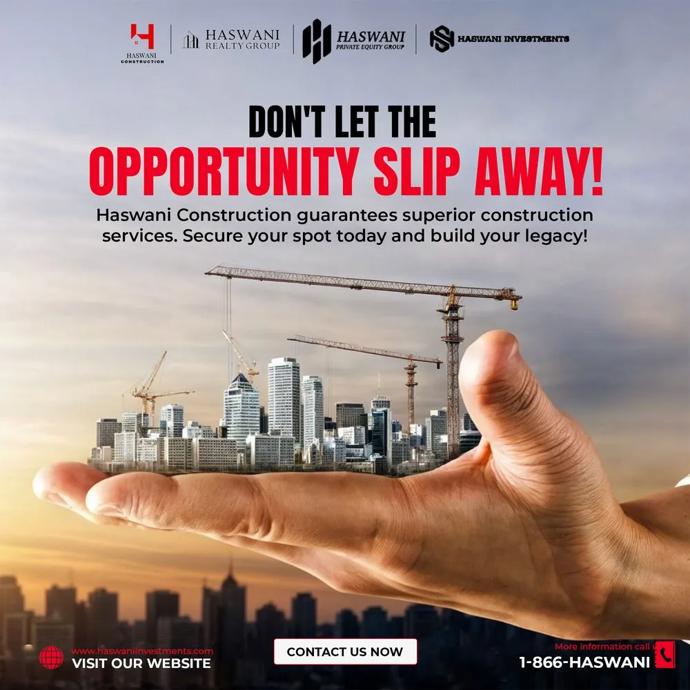 Slide of Haswani Construction