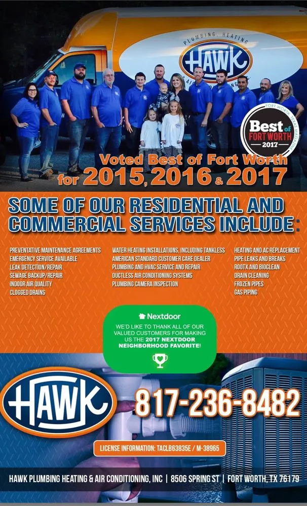 Slide of Hawk Plumbing Heating & Air Conditioning