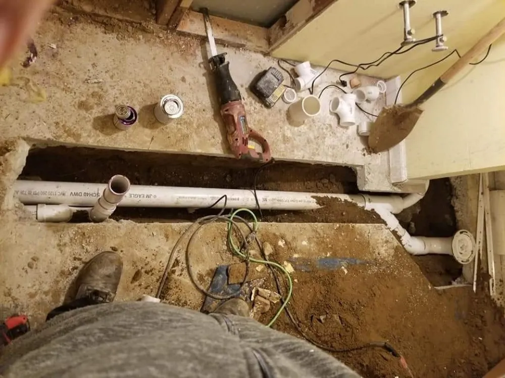 Slide of Hawksleys plumbing